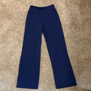 Women's Navy Blue wide leg athletic Pants